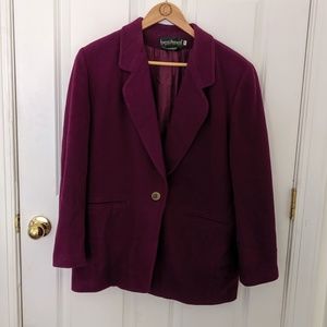 Beautiful Vintage Purple Jacket, size 14